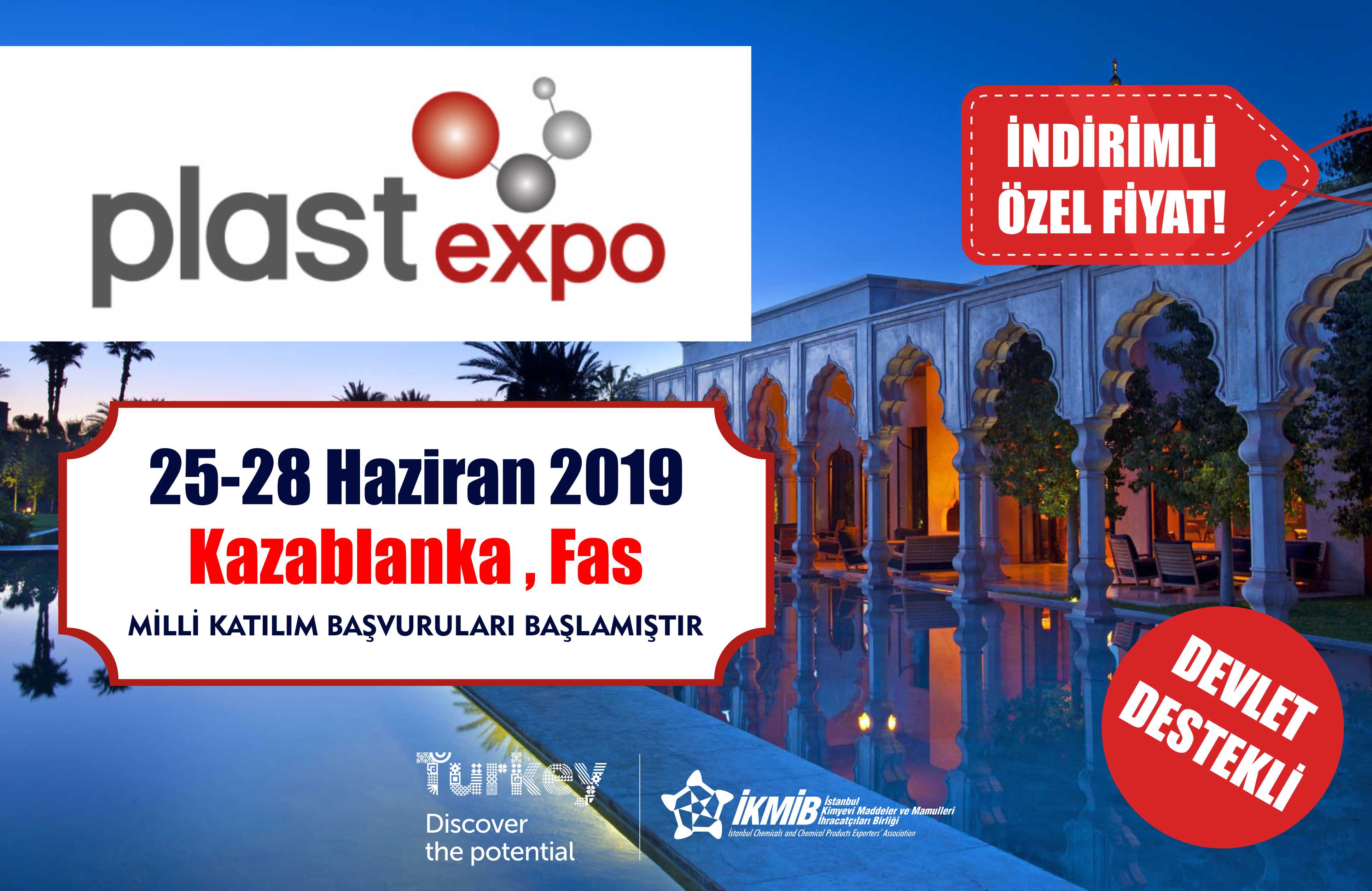Plast Expo 2019 Fuarı Milli Katılım Organizasyonu